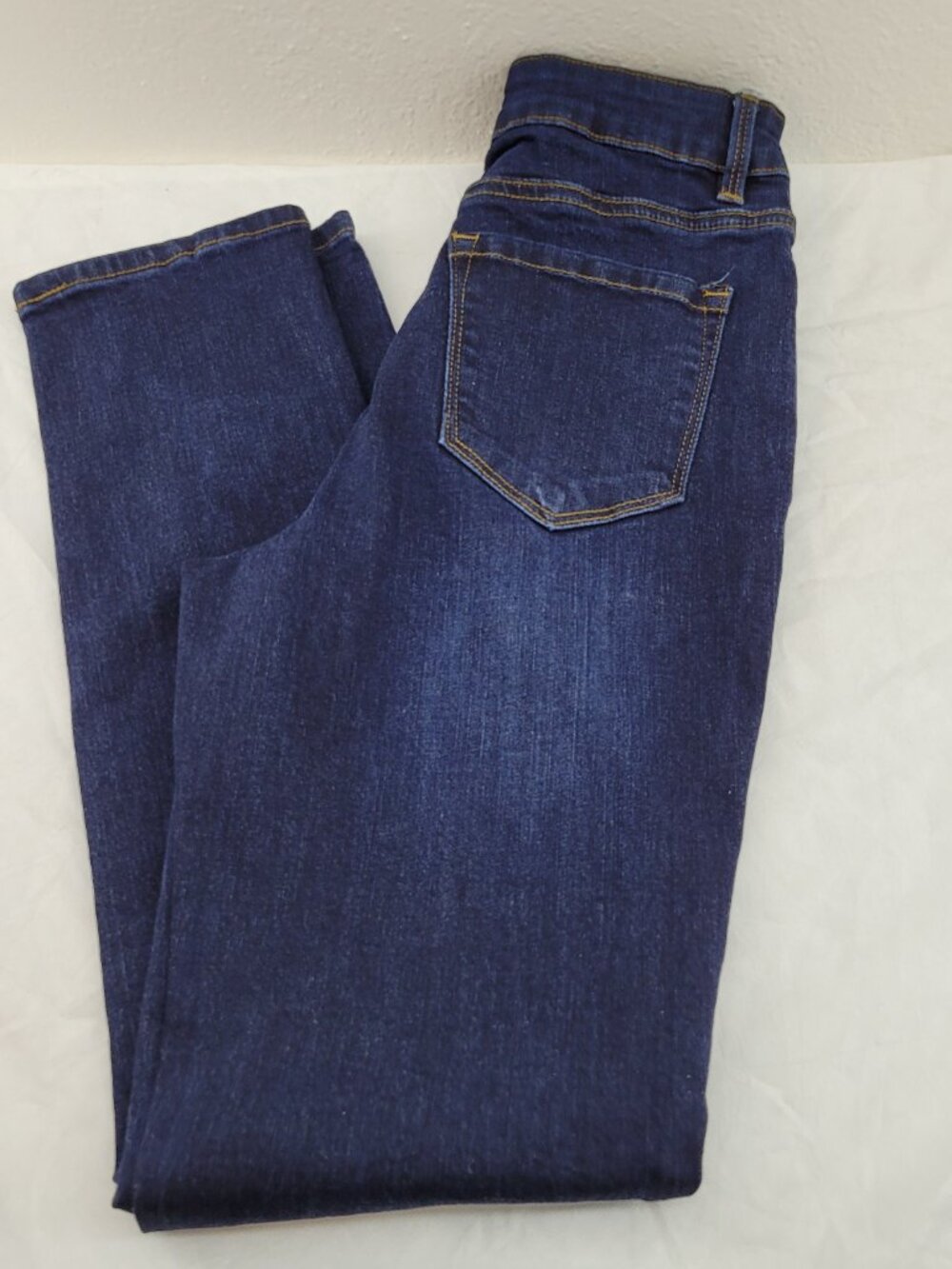 K. Jordan Jeans Women's 4 Blue Stretch Denim 5 Pocket Midrise Tapered